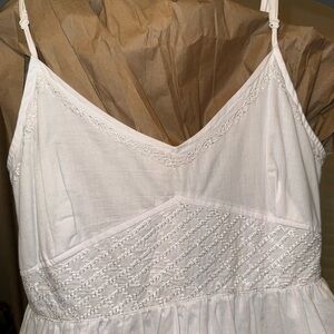 Crisp White Sundress